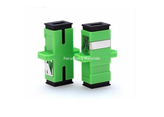 FTTA LANs CATV Fiber Optic Adapters APC With Flange OEM