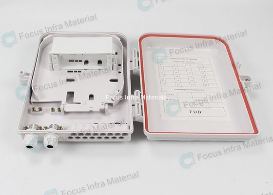 FTTH ABS 16 Core Fiber Optic Distribution Box 1.3kg OEM Focus Infra