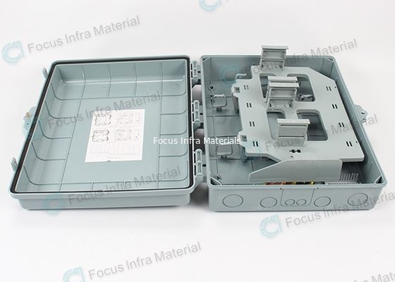 Gray 132 Fiber Fiber Optic Splitter Box 420*320*125mm Ip65 Terminal Box