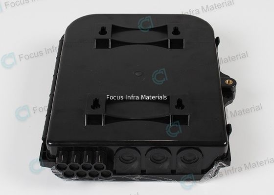 Black Cable Outdoor Fiber Optic Distribution Box 8 Cores 220*200*50mm