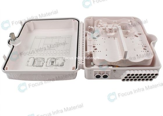 ABS Aerial Fiber Optic Distribution Box 24 Cores Pole Mounted