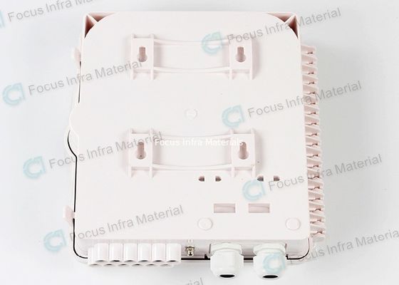 ABS Plastic Outdoor FTTH Splitter Distribution Box 12 Ports
