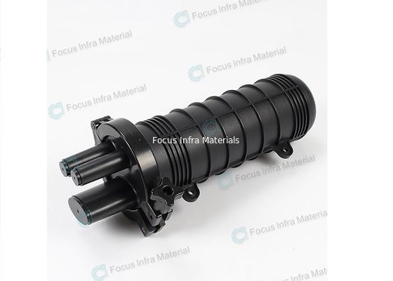 IP68 Fiber Optic Splice Closure 1 Inlets 2 Outlets FTTH Joint Box